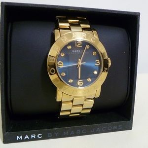 Marc by Marc Jacobs Amy Gold Crystal Dial Watch